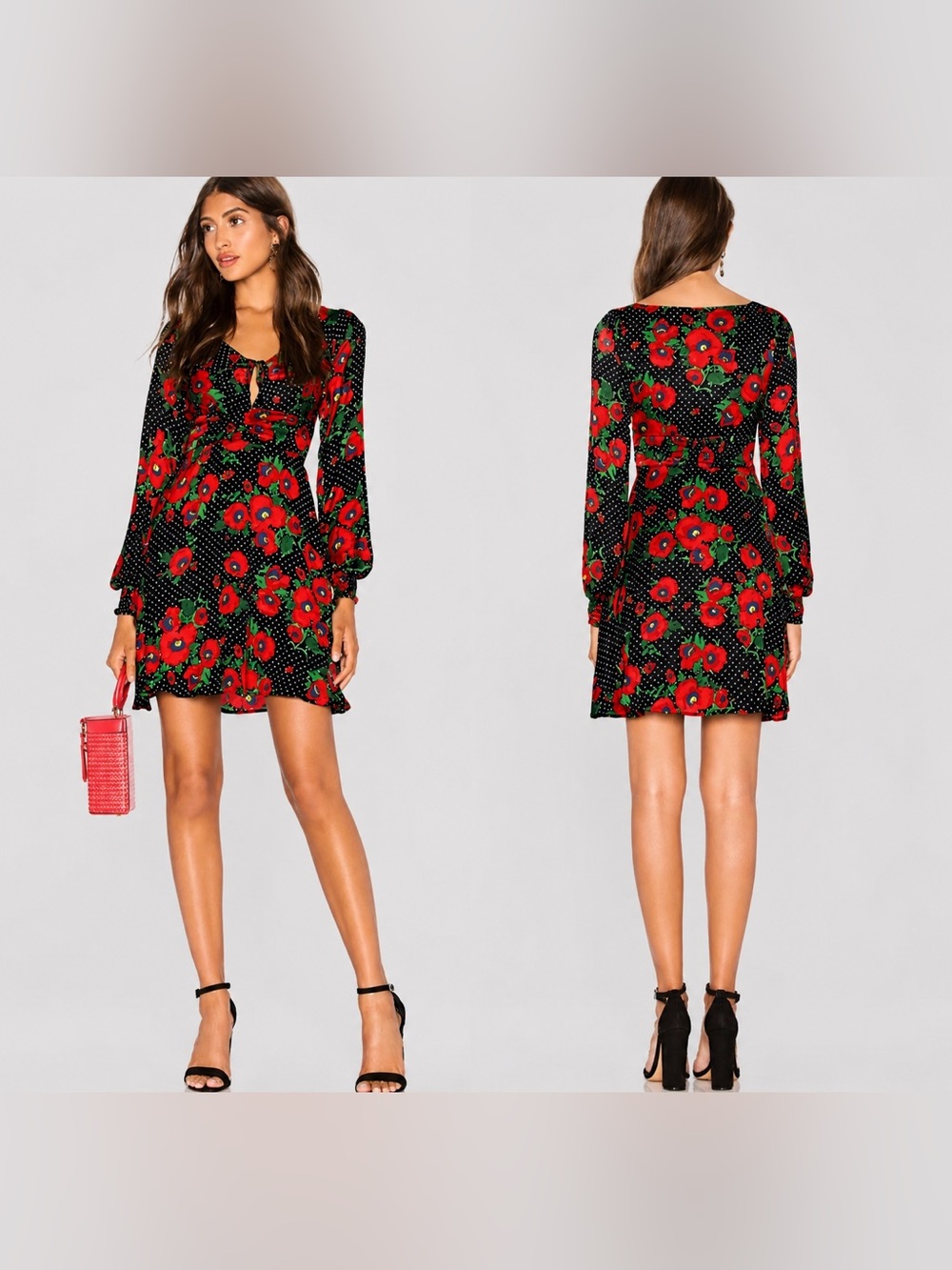 Free People long sleeve mini dress